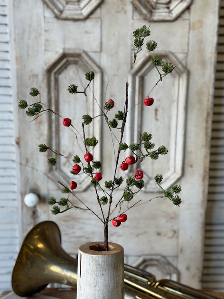 Jingle Sprig Pine Spray | 31" | NOT CURRENTLY IN STOCK-New For Holiday 2026!