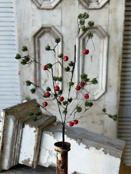 Jingle Sprig Pine Spray | 31" | NOT CURRENTLY IN STOCK-New For Holiday 2026!