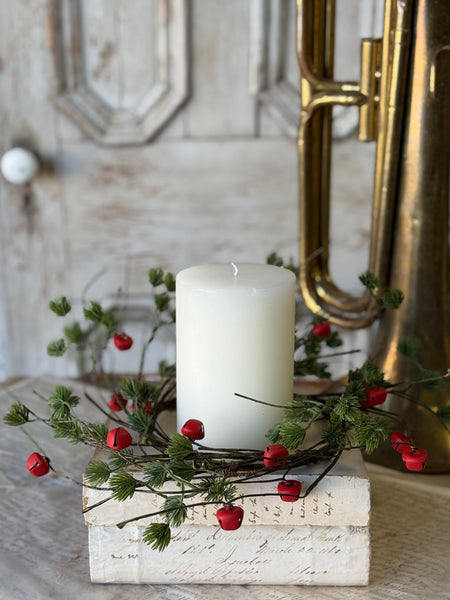 Jingle Sprig Pine Wreath | 17" | NOT CURRENTLY IN STOCK-New For Holiday 2026!