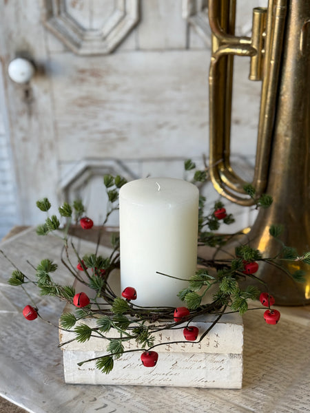 Jingle Sprig Pine Wreath | 17" | NOT CURRENTLY IN STOCK-New For Holiday 2026!