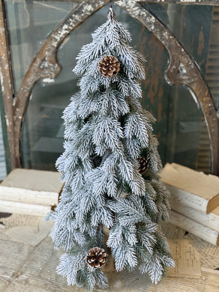 Frosty Wintertide Pine Tree | 29.5" | NOT CURRENTLY IN STOCK-New For Holiday 2026!