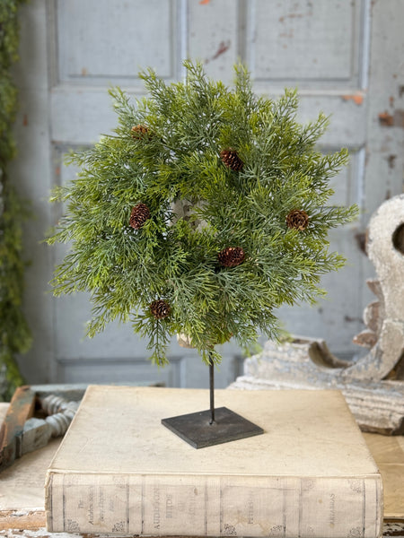 Conifer Vale Candle Ring | 14" | NOT CURRENTLY IN STOCK-New For Holiday 2026!