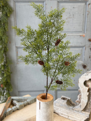 Conifer Vale Spray | 35" | NOT CURRENTLY IN STOCK-New For Holiday 2026!