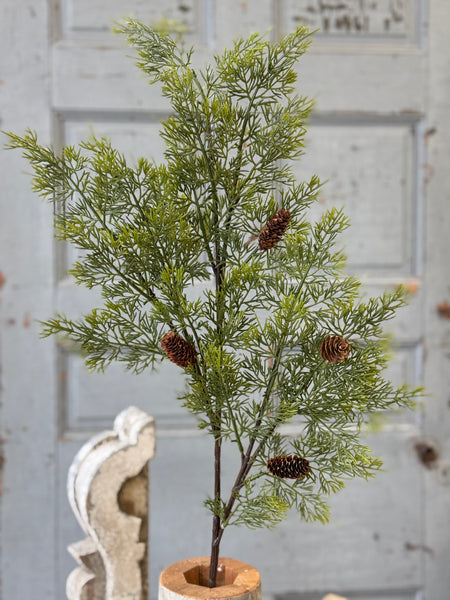 Conifer Vale Spray | 35" | NOT CURRENTLY IN STOCK-New For Holiday 2026!