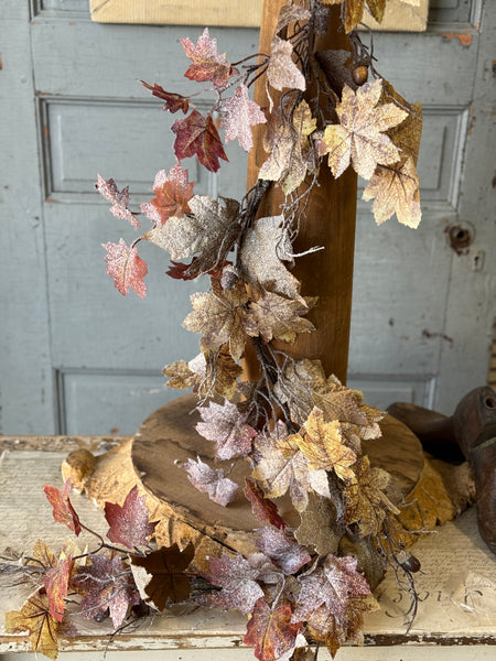 Frostbound Leaves Garland | 5' | NOT CURRENTLY IN STOCK-New For Holiday 2026!