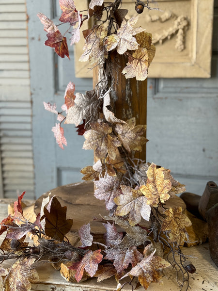 Frostbound Leaves Garland | 5' | NOT CURRENTLY IN STOCK-New For Holiday 2026!