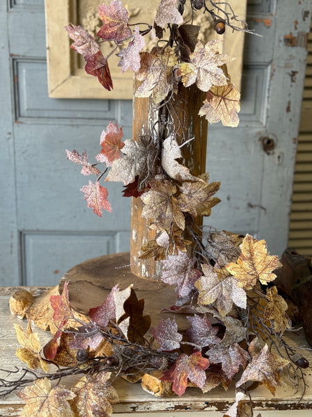 Frostbound Leaves Garland | 5' | NOT CURRENTLY IN STOCK-New For Holiday 2026!
