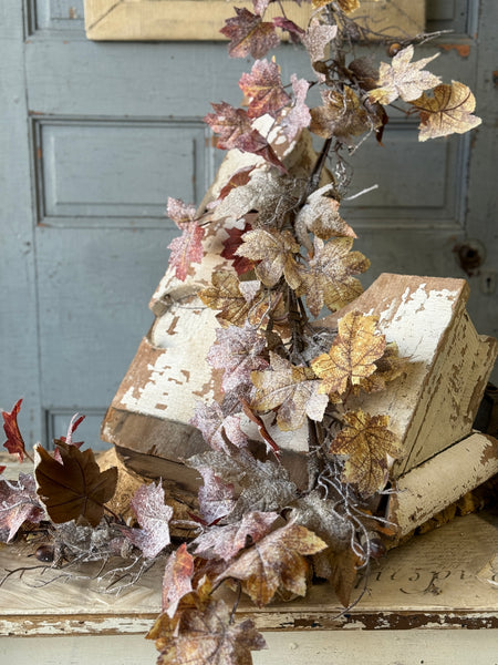 Frostbound Leaves Garland | 5' | NOT CURRENTLY IN STOCK-New For Holiday 2026!