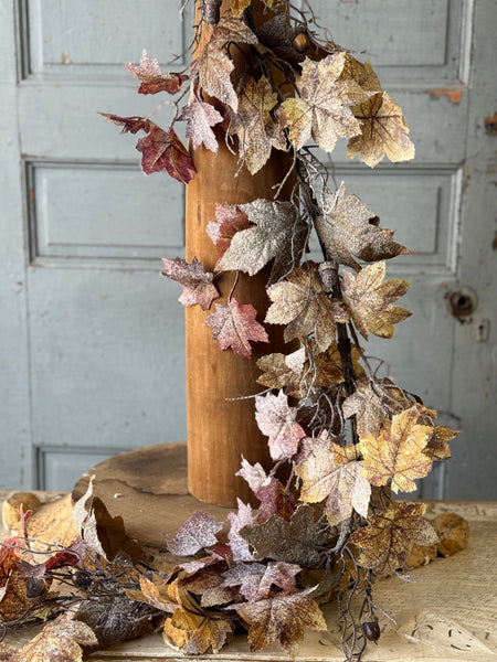 Frostbound Leaves Garland | 5' | NOT CURRENTLY IN STOCK-New For Holiday 2026!