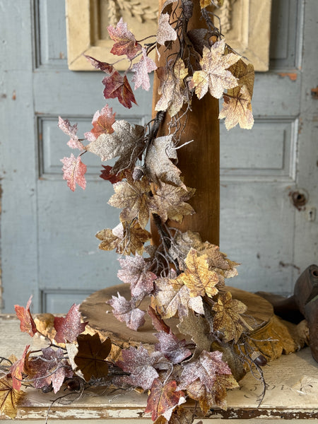Frostbound Leaves Garland | 5' | NOT CURRENTLY IN STOCK-New For Holiday 2026!
