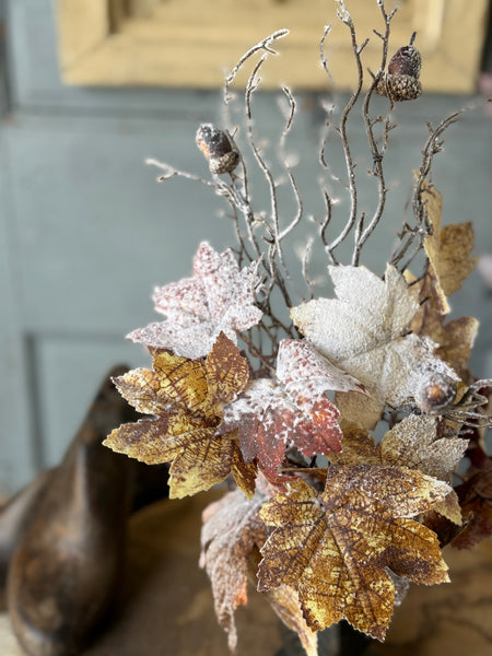 Frostbound Leaves Spray | 21" | NOT CURRENTLY IN STOCK-New For Holiday 2026!