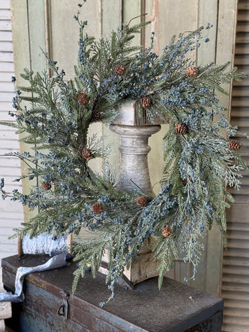 Bluehaven Cedar Wreath | 24" | NOT CURRENTLY IN STOCK-New For Holiday 2026!