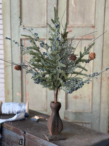 Bluehaven Cedar Bush | 19.5" | NOT CURRENTLY IN STOCK-New For Holiday 2026!