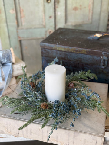 Bluehaven Cedar Candle Ring | 16” | NOT CURRENTLY IN STOCK-New For Holiday 2026!