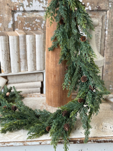 Crosswoods Juniper Garland | 5' | NOT CURRENTLY IN STOCK-New For Holiday 2026!