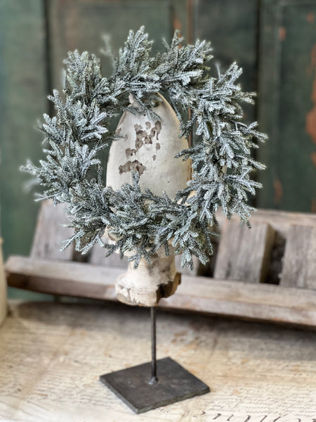 Snowslip Pine Candle Ring | 10"