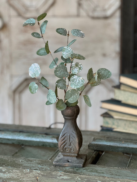 Crisp Air Eucalyptus Pick (w/ frost effect) | 14" | SOLD OUT