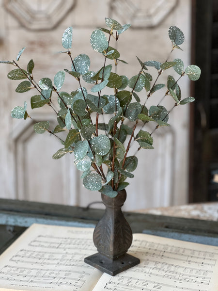 Crisp Air Eucalyptus Bush (w/ frost effect) | 18" | SOLD OUT