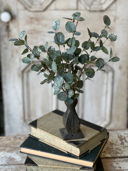 Crisp Air Eucalyptus Bush (w/ frost effect) | 18" | SOLD OUT