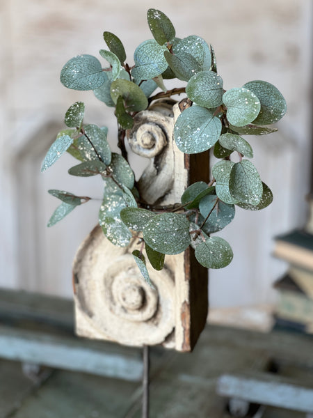 Crisp Air Eucalyptus Candle Ring (w/ frost effect) | 8" | SOLD OUT