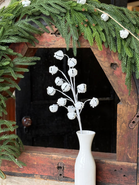 Winter White Bell Spray | 24" | CASE PACK SPECIAL!  $2.95