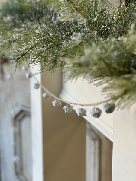 Winter White Bell Garland | 6' | Small | CASE PACK SPECIAL!  $2.95
