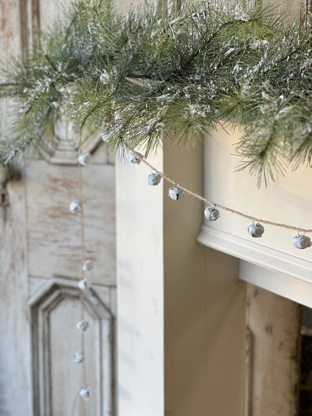 Winter White Bell Garland | 6' | Small | CASE PACK SPECIAL!  $2.95