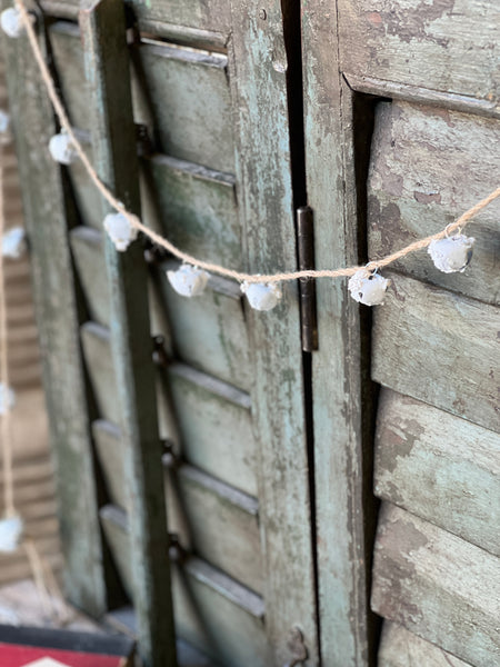 Winter White Bell Garland | 6' | Small | CASE PACK SPECIAL!  $2.95