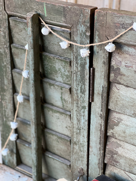 Winter White Bell Garland | 6' | Small | CASE PACK SPECIAL!  $2.95