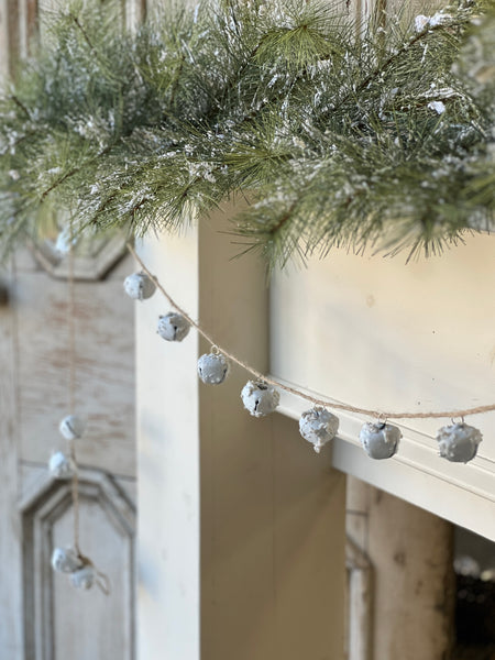 Winter White Bell Garland | 6' | Large | CASE PACK SPECIAL!  $3.95