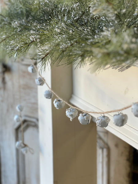Winter White Bell Garland | 6' | Large | CASE PACK SPECIAL!  $3.95