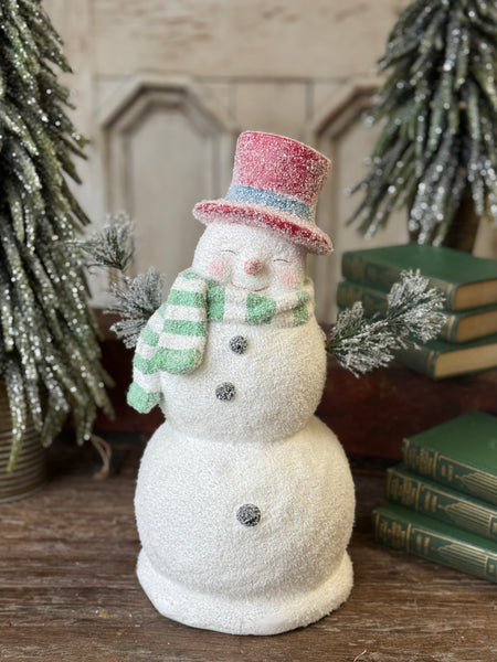Jolly Pine Snowman | 13.5" | NOT CURRENTLY IN STOCK-New For Holiday 2026!