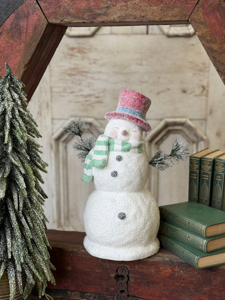 Jolly Pine Snowman | 13.5" | NOT CURRENTLY IN STOCK-New For Holiday 2026!
