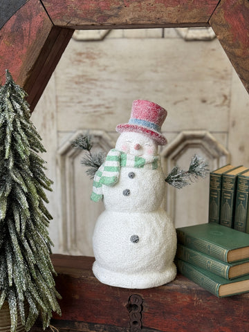 Jolly Pine Snowman | 13.5" | NOT CURRENTLY IN STOCK-New For Holiday 2026!