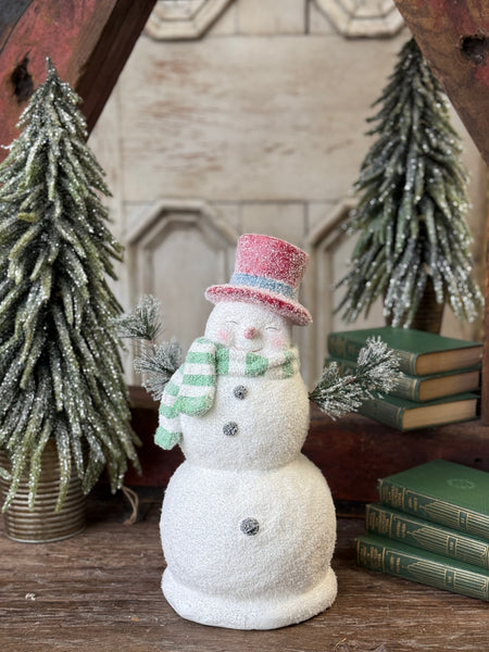 Jolly Pine Snowman | 13.5" | NOT CURRENTLY IN STOCK-New For Holiday 2026!