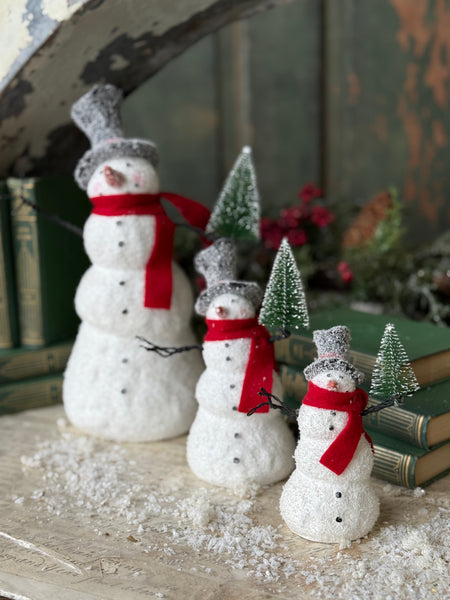 Blizzard Boy Snowman | 11.5" | NOT CURRENTLY IN STOCK-New For Holiday 2026!