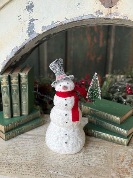 Blizzard Boy Snowman | 11.5" | NOT CURRENTLY IN STOCK-New For Holiday 2026!