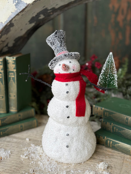 Blizzard Boy Snowman | 11.5" | NOT CURRENTLY IN STOCK-New For Holiday 2026!