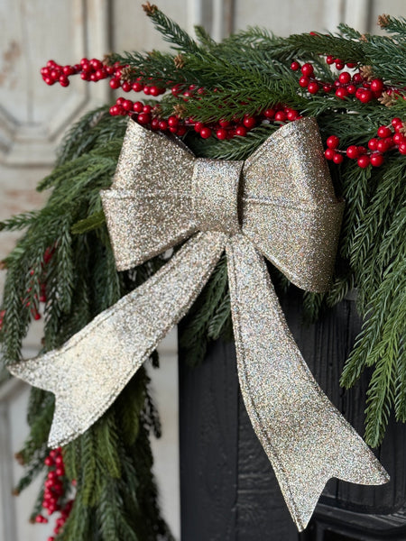 Sparkling Sashes Bow | 11.75" | NOT CURRENTLY IN STOCK-New For Holiday 2026!