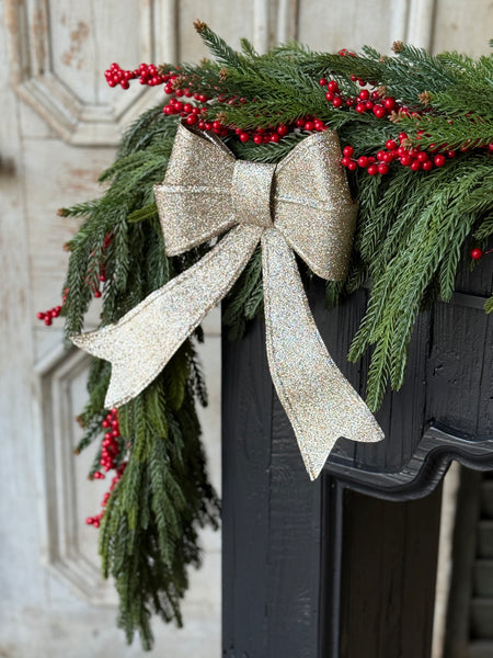 Sparkling Sashes Bow | 11.75" | NOT CURRENTLY IN STOCK-New For Holiday 2026!