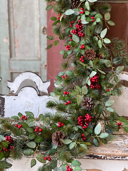 Elmsley Pine & Berry Garland | 6' | SOLD OUT