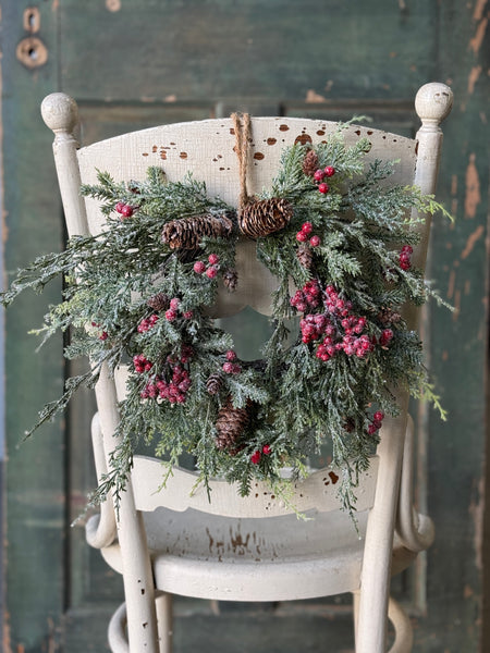 Divinity Berry Hanging Wreath | 14" | NOT CURRENTLY IN STOCK-New For Holiday 2026!