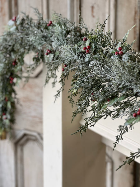 Holly Hill Cedar Garland | 6'