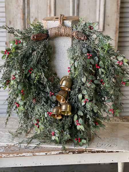 Holly Hill Cedar Hanging Wreath | 26" | SOLD OUT