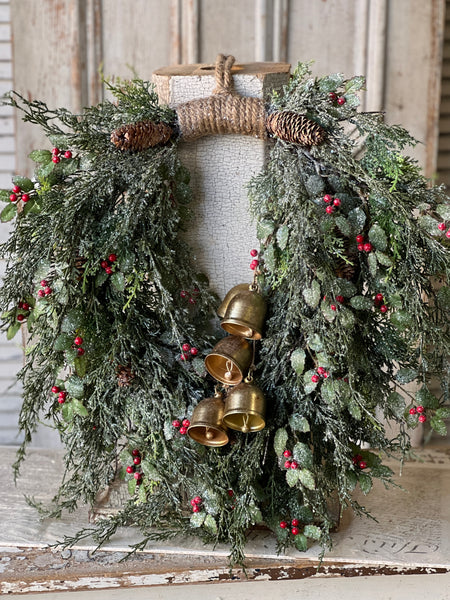 Holly Hill Cedar Hanging Wreath | 26" | SOLD OUT