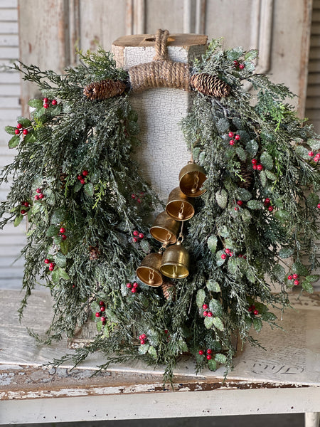 Holly Hill Cedar Hanging Wreath | 26" | SOLD OUT