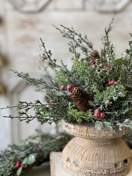 Holly Hill Cedar Half Sphere | 10"