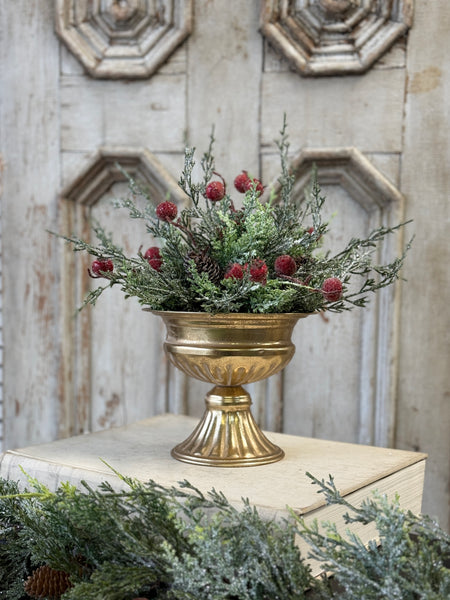 Shining Balsam Berry Half Sphere | 10" | NOT CURRENTLY IN STOCK-New For Holiday 2026!