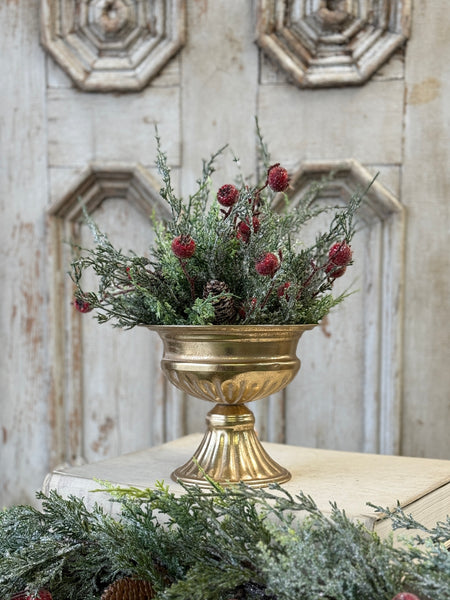 Shining Balsam Berry Half Sphere | 10" | NOT CURRENTLY IN STOCK-New For Holiday 2026!