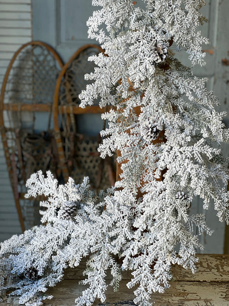 Snowy Hemingway Fir Garland | 6'